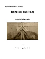 Raindrops on Strings Orchestra sheet music cover Thumbnail